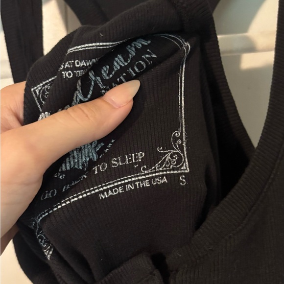 0054. $78 NWT Daydreamer x Revolve Drinks Well With Others Bodysuit - Picture 4 of 7